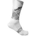 VeloToze Socken Aero weiß L/XL - aerodynamische Rennradsocken für maximalen Speed