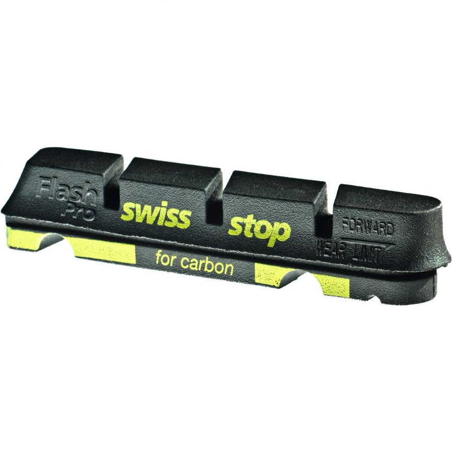 SwissStop FlashPro Black Prince Bremsbeläge für Carbonfelgen - Exzellente Bremsleistung