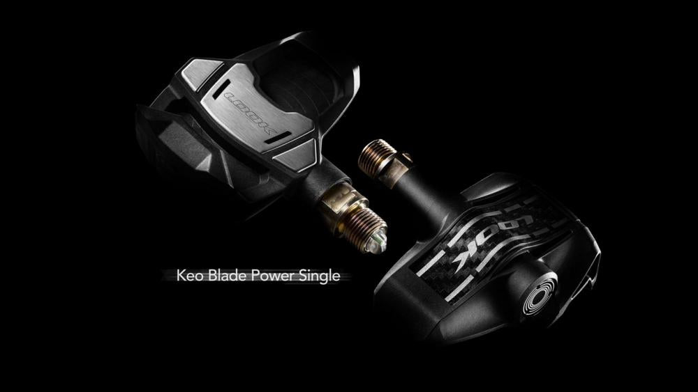 Look Keo Blade Power Single Black - Powermeter-Klickpedal, linkseitige Leistungsmessung, Carbon-Körper, Bluetooth & ANT+, 60 h Akku