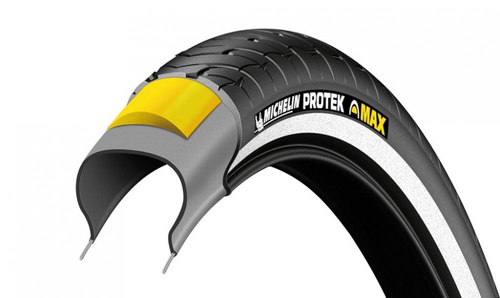 Michelin Reifen Protek Max 26x2.20" 56-559 schwarz Reflex E-25 Draht