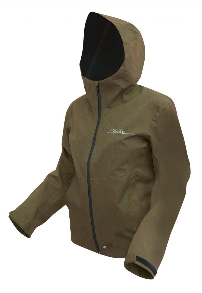 CHIBA Rainjacket Damen - wasserdicht, winddicht, atmungsaktiv, olive, Gr. M