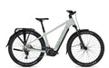 Focus AVENTURA² 6.7 E-Bike, grau, 29 Zoll, mit Schutzblechen, Gepäckträger und 800Wh Akku.
