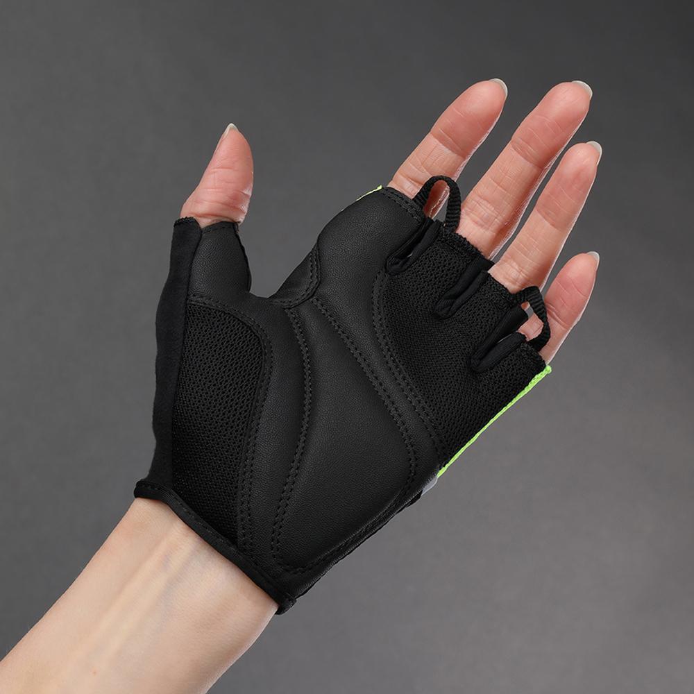 CHIBA Sport - Radhandschuhe neongelb XL mit Polsterung und Belüftung