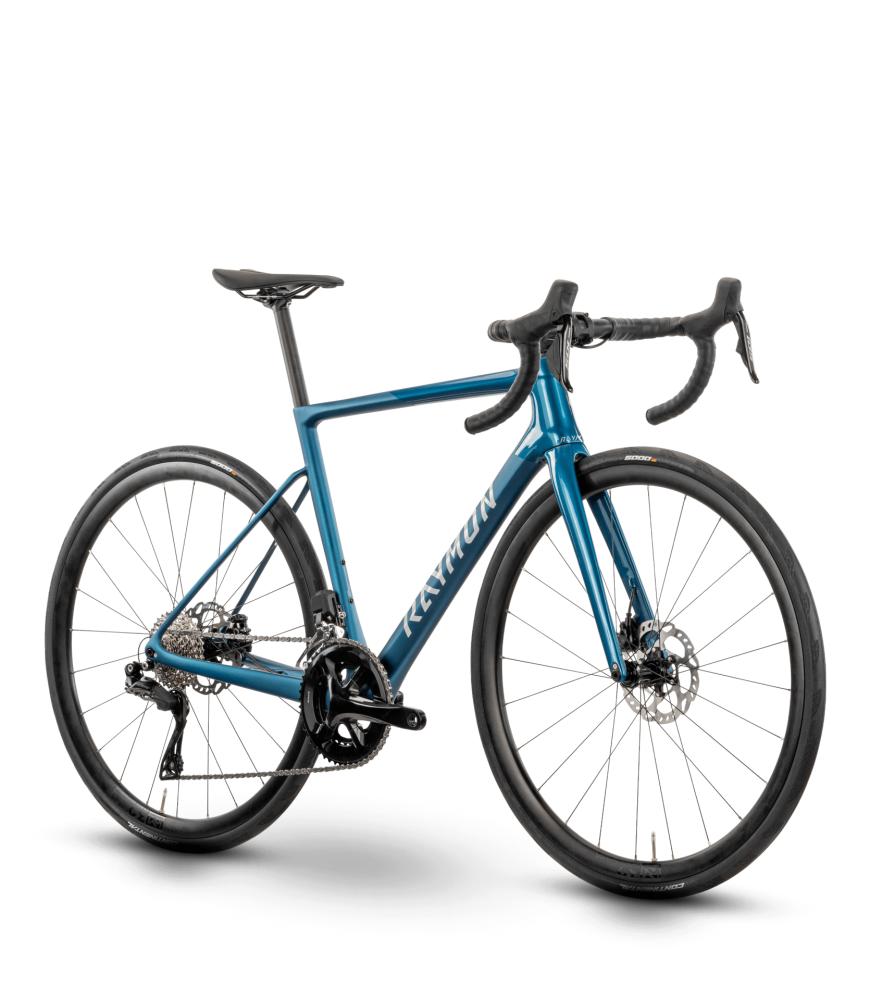 RAYMON Kirana Pro 700 Rennrad Größe 60 - Shimano 105 Di2 2 x 12 - Carbon - Turquoise Stealth