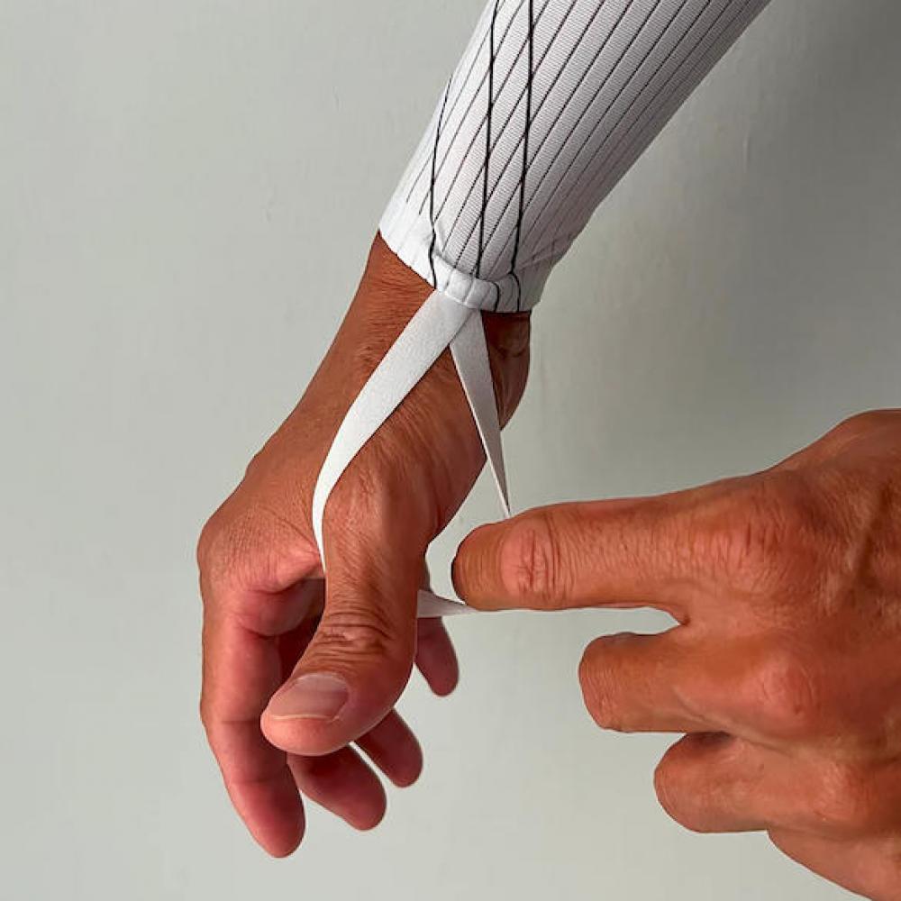 VeloToze Armlinge Aero L/XL Weiß - aerodynamische Performance-Armlinge