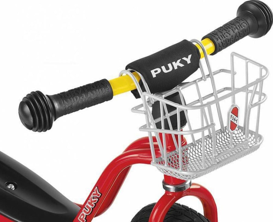 PUKY LKL kleiner Fahrradkorb für Laufrad  Lenkerkorb silber, robust, leicht & kindgerecht