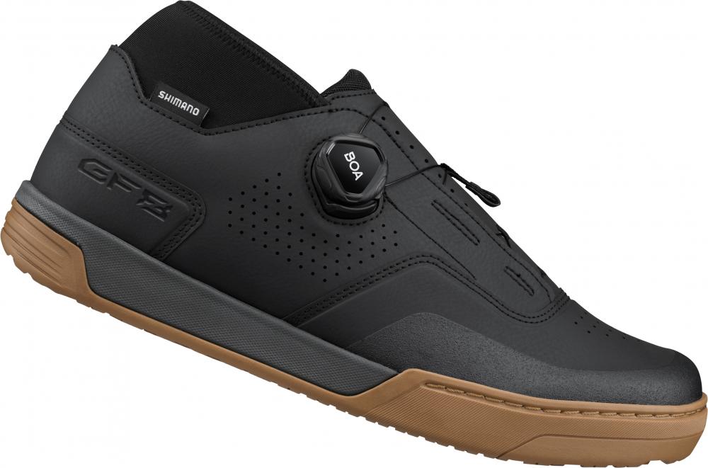 SHIMANO Fahrradschuhe GF800 MTB Flatpedal Herren/Damen Typ - Größe 45, Schwarz