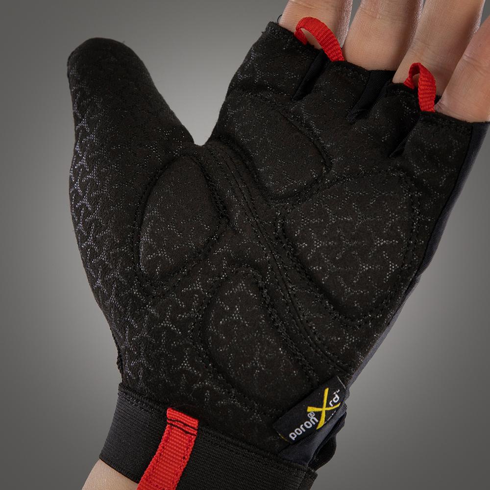 CHIBA Argon II - Rollstuhl-Radhandschuhe XS schwarz, Gelpolster & Belüftung