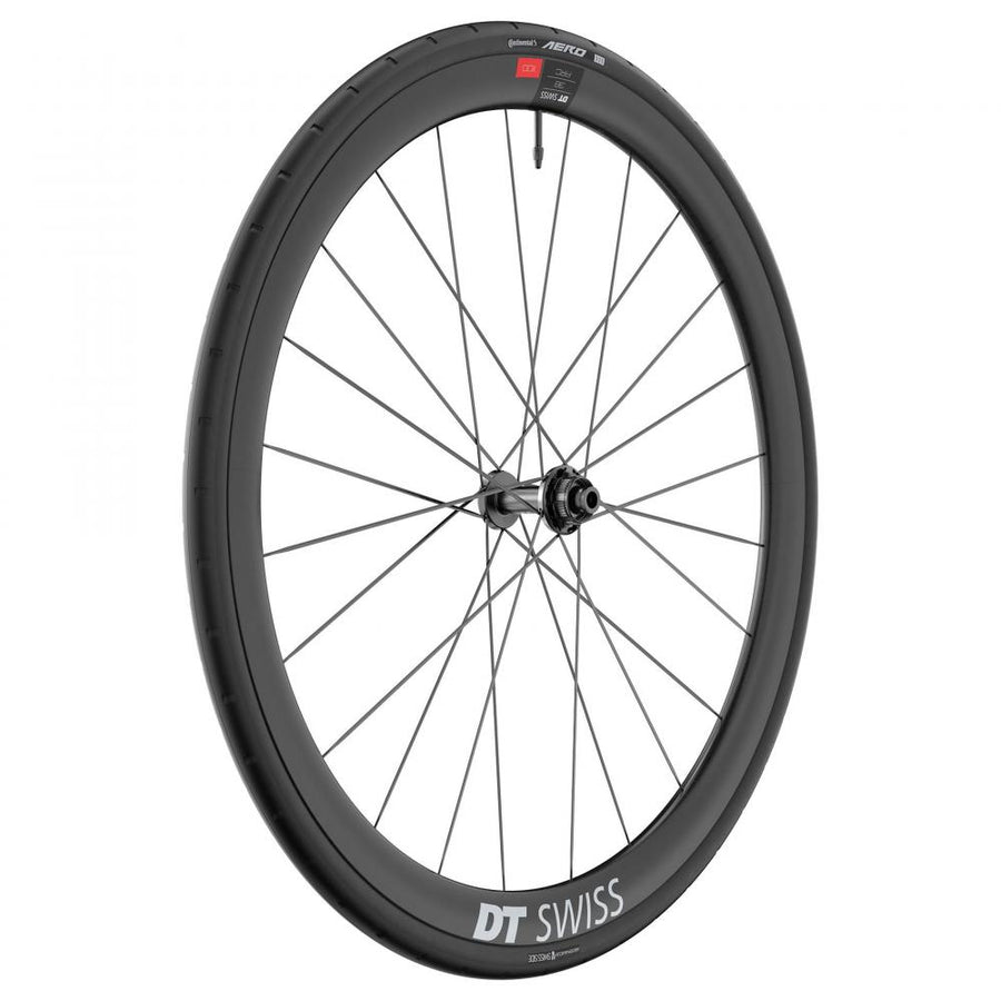 DT Swiss Laufrad ARC 1100 Dicut Disc 622 x 38 mm Schwarz - aerodynamisches Carbon-Rennradlaufrad