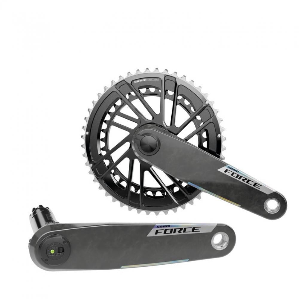 SRAM Kurbelgarnitur Quarq Force E1 165 mm 50-37T - Präziser AXS-Powermeter für maximale Performance