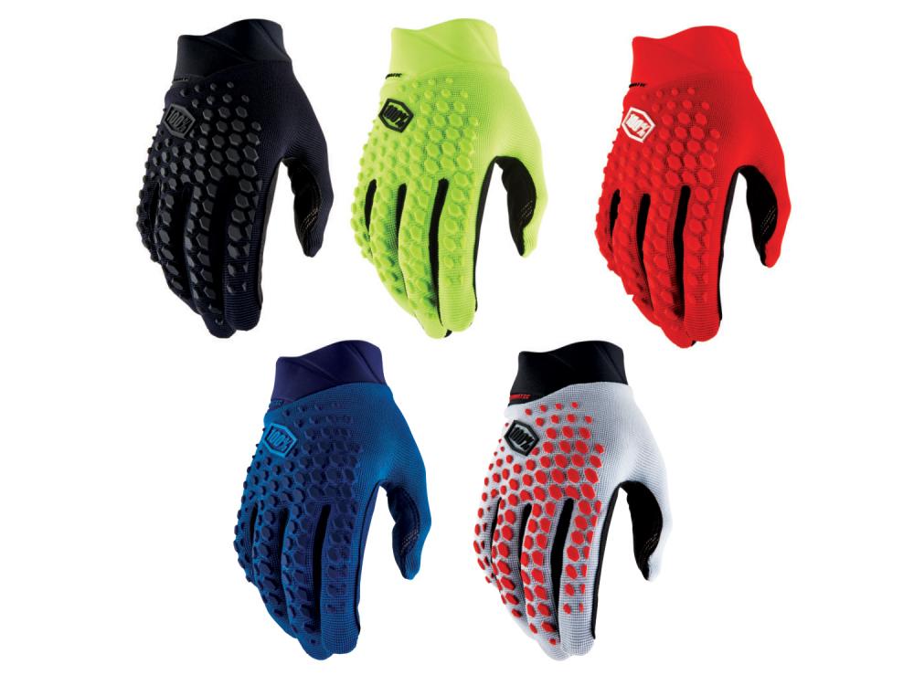 100% Geomatic Gloves XL red - vielseitiger MTB-Handschuh mit perfektem Grip