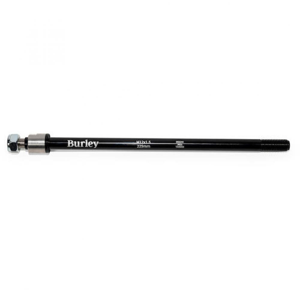 Burley Steckachse für Anhänger M12x1.5, 229 mm Schwarz - einfache Trailer-Montage