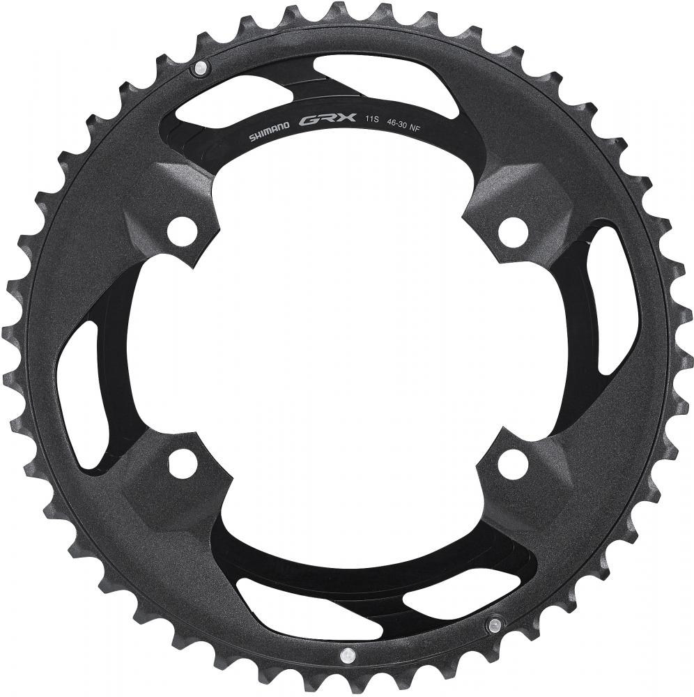 Shimano GRX Außenkettenblatt Y0K698010 - 46 Zähne, 11-fach