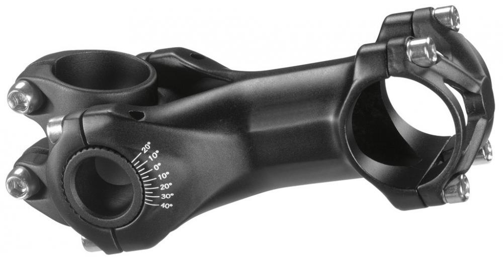 Ergotec AHEAD Swell-R Eco Fahrradvorbau, 31,8mm 80mm, schwarz und winkelverstellbar.