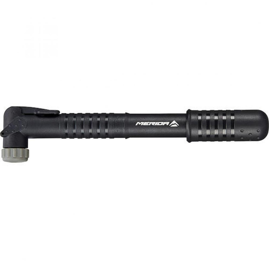 Merida Pumpe Mini BASIC 20 cm Schwarz - kompakte Teleskop-Mini-Pumpe