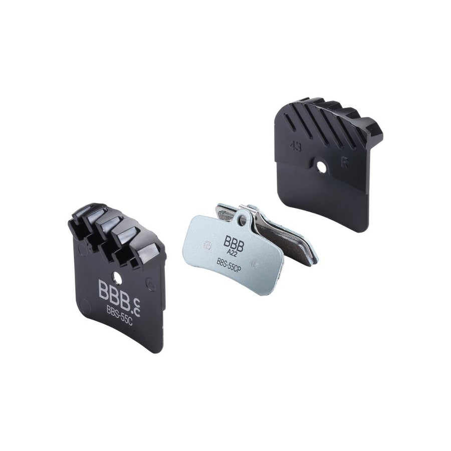 BBB Cycling Bremsbeläge DiscStop Coolfin, organic Größe Standard schwarz - starke Kühlung und Kontrolle