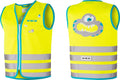Wowow Sicherheitsweste Crazy Monster Jacket für Kinder Größe M gelb