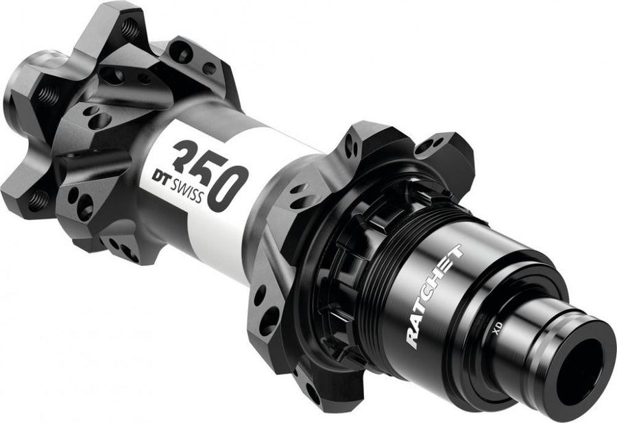 DT Swiss Nabe MTB HR 350 Straightpull 28 Loch Schwarz - zuverlässige Boost-Hinterradnabe