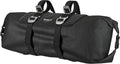 BROOKS Scape Handlebar Roll Black - wasserdichte Lenkertasche 10-12 Liter aus 600D Polyester mit Hypalon-Details - 670 g leicht, 350-400x160x160 mm