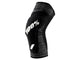 100% Ridecamp knee pads XL Grey Heather / Black - leichter MTB-Knieschoner mit hoher Atmungsaktivität