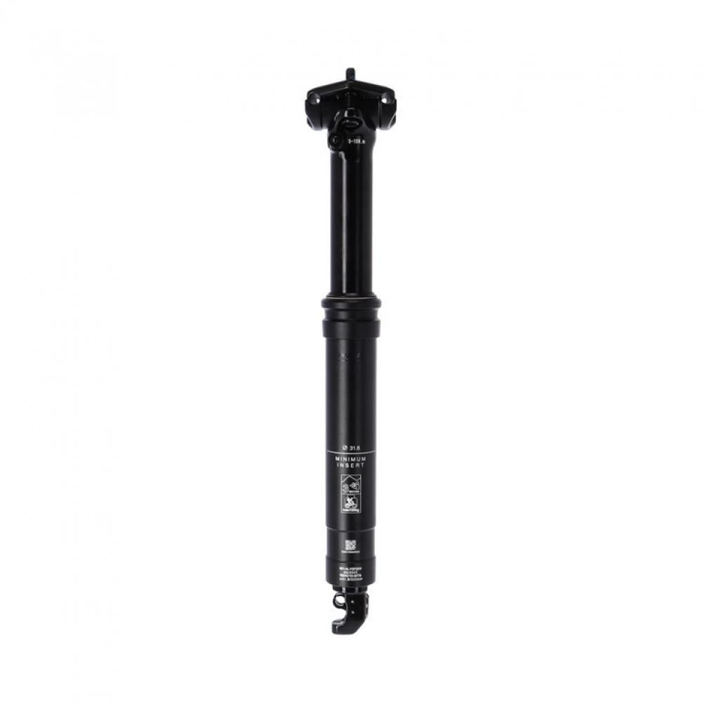 Schwarze XLC SP-S14 Dropper-Sattelstütze, Ø31,6mm, 120mm Hub, interne Zugführung.