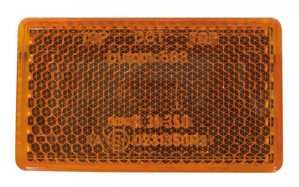 Busch&Müller seitlicher Rückstrahler eckig 563/2-2 für Starrgabel, orange