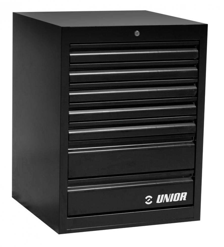 Unior Schubladenschrank breit 7 Schubladen 990WD7-BLACK