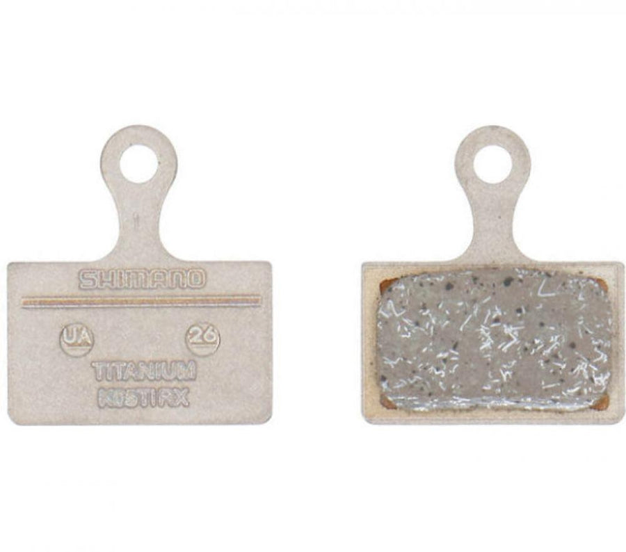 SHIMANO K05TI-RX Resin Scheibenbremsbelag für Shimano Scheibenbremsen, Vorder- und Rückseite.