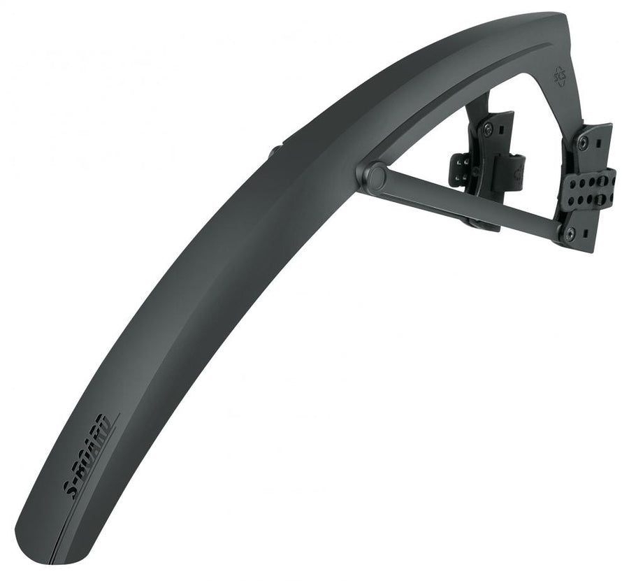 SKS S-Board Schutzblech für 28" Rennräder, Cyclocrosser und Gravelbikes, geeignet für Reifen bis 38 mm Breite, mit zweigelenkiger Schnellbefestigung