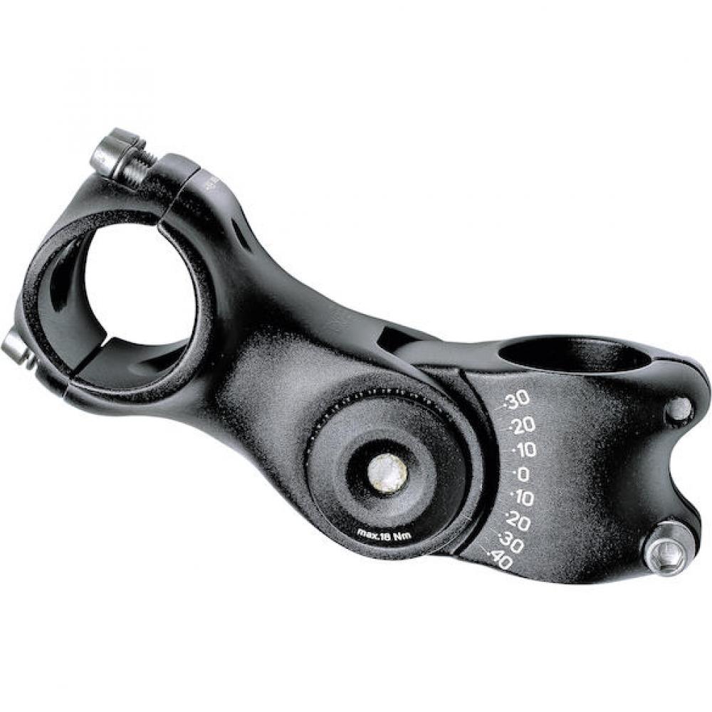 Merida EXPERT CT Vorbau 110mm schwarz, winkelverstellbar mit Skala, für 31,8mm Lenker.