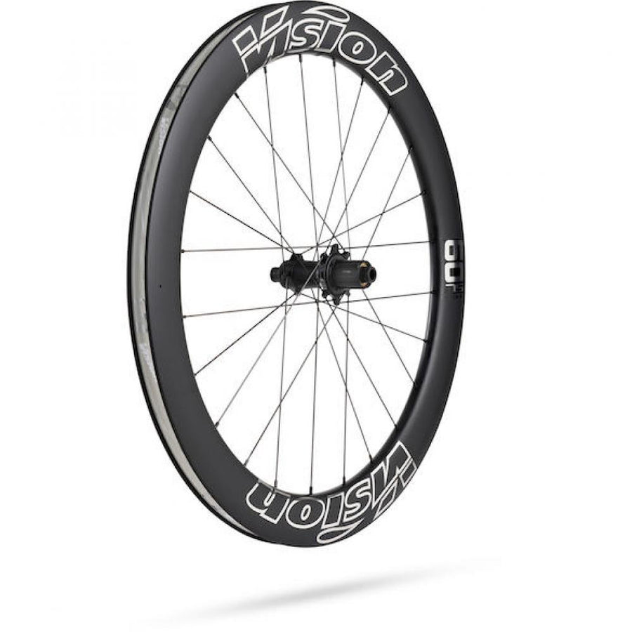 Vision Laufradsatz Metron 60 SL Disc 622x21x60 mm Schwarz/silber - aerodynamische Carbon-Performance