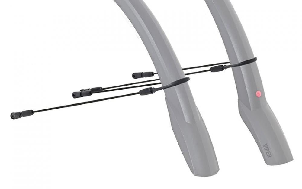 Hebie Steckschutzblech-Set 755|VIPER S 26\"|27.5\"|28\"|29\" breite 65mm schwarz