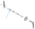 SHIMANO Lagerschale BB-MT801 Links Lagerschale - Ersatzteil für Hollowtech II Innenlager