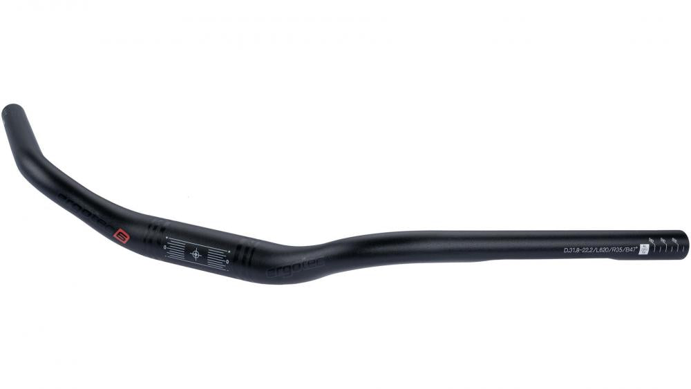ERGOTEC Lenker Trekking I 31,8 Alu schwarz LEVEL 6 31,8 mm