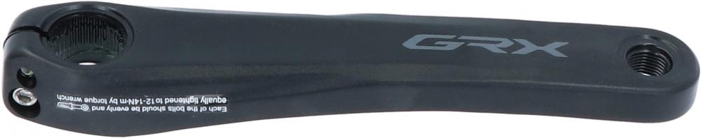 SHIMANO GRX FC-RX600 Kurbelarm links 165 mm Schwarz