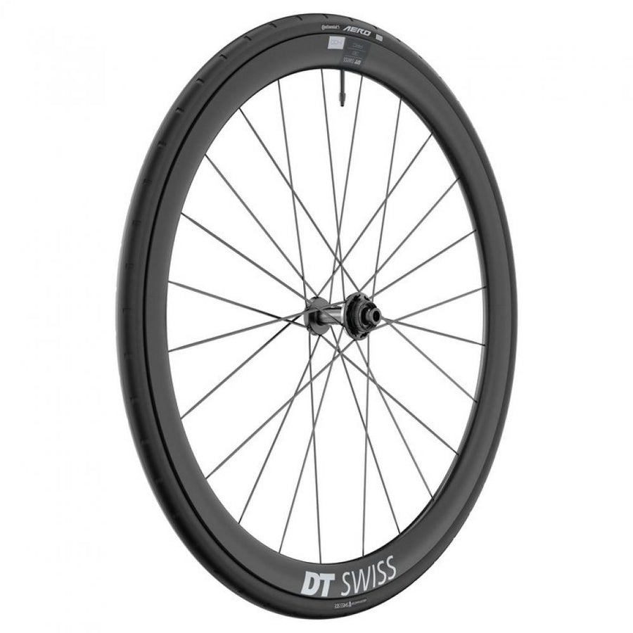 DT Swiss Laufrad ARC 1400 Dicut Disc 622 x 38 mm Schwarz - aero-optimiertes Carbon-Vorderrad