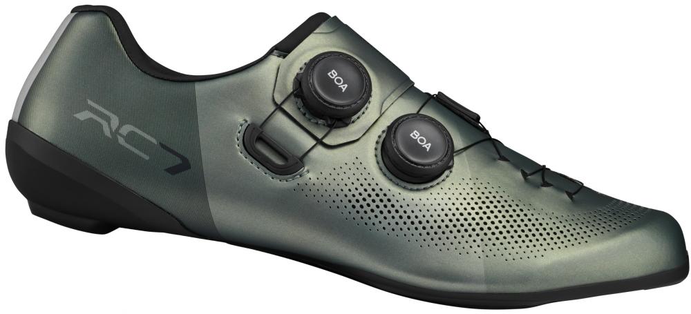 SHIMANO Fahrradschuhe RC703 Herren/Damen Road SPD-SL Typ Rennradschuhe Größe 47, Grün
