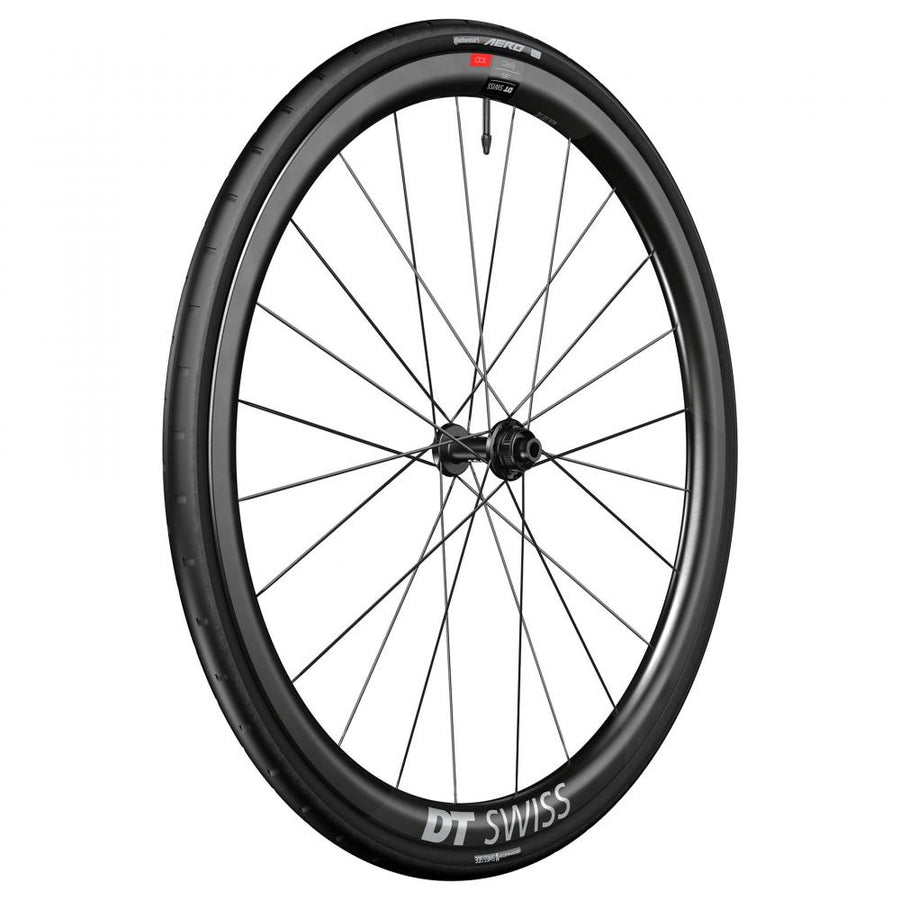 DT Swiss ERC 1100 Dicut Disc Laufrad schwarz, aero-optimiertes Carbon-Endurance-Laufrad.