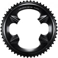 Schwarzes Shimano DURA-ACE FC-R9200 12-fach Rennrad Kettenblatt, 50 Zähne für maximale Effizienz.