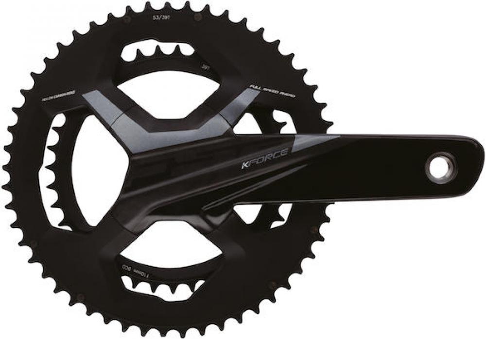 FSA Kurbelgarnitur K-Force Light Road BB386Evo 175 mm Schwarz - leichte High-Performance-Kurbel