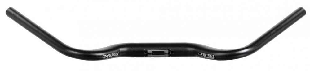 Ergotec Lenkerbügel Aerowing II Aluminium 31,8 mm, 620 mm, 48° Rise, schwarz/sand.