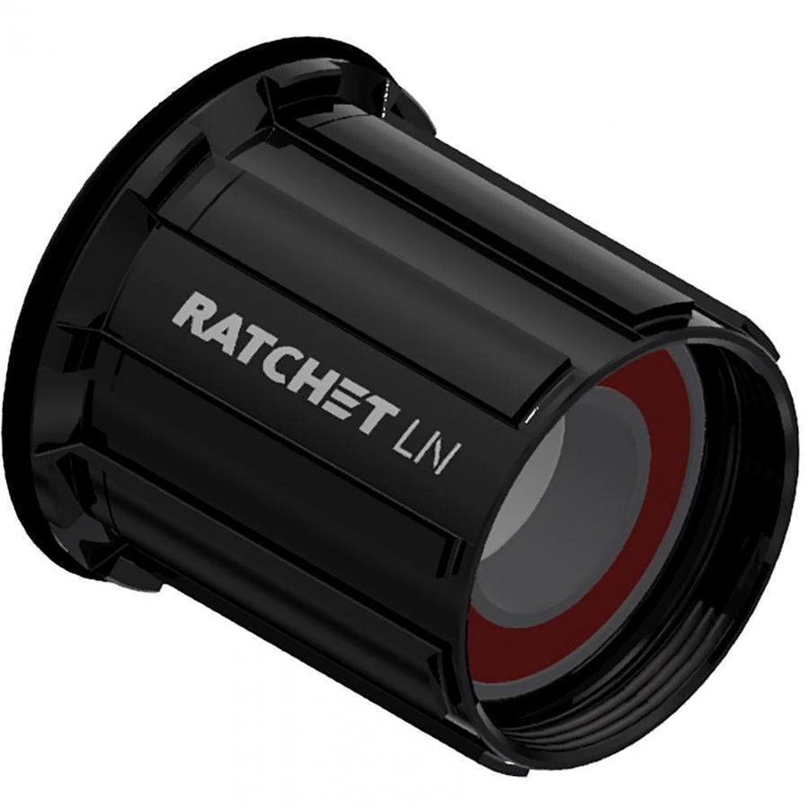 DT Swiss Ratchet LN Road Freilauf Aluminium schwarz 12x142mm für optimierten Fahrradantrieb.