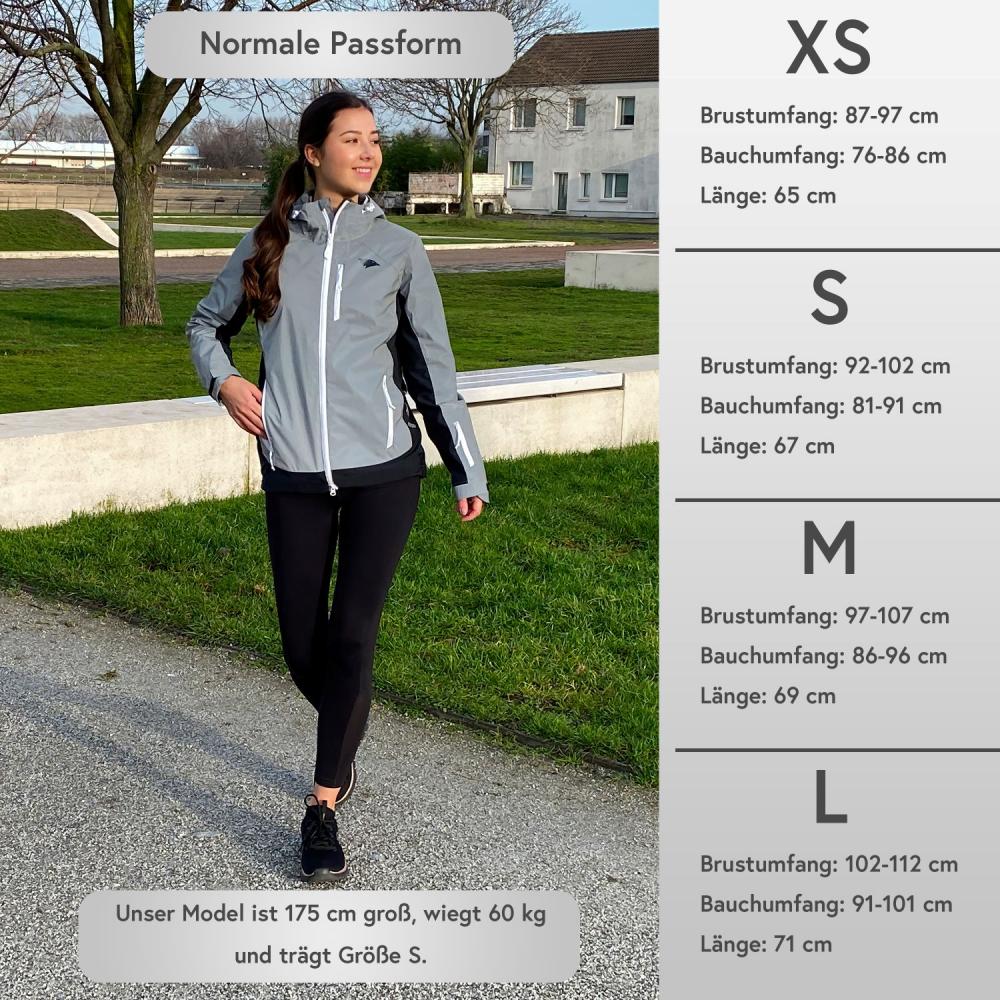 Valkental Damenjacke Softshell XXL grau