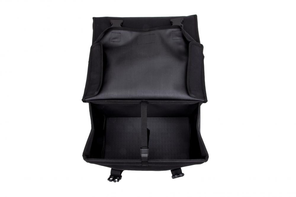 New Looxs Doppelpacktasche Canvas Double Camping 46 l - robuste Gepäckträgertasche für Alltag & Tour