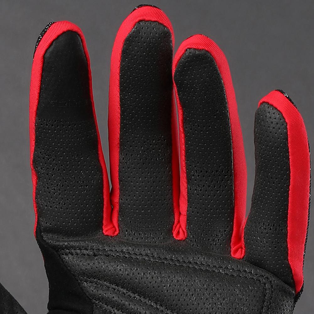 CHIBA Infinity - Radhandschuhe schwarz/rot, leicht & atmungsaktiv, Größe L