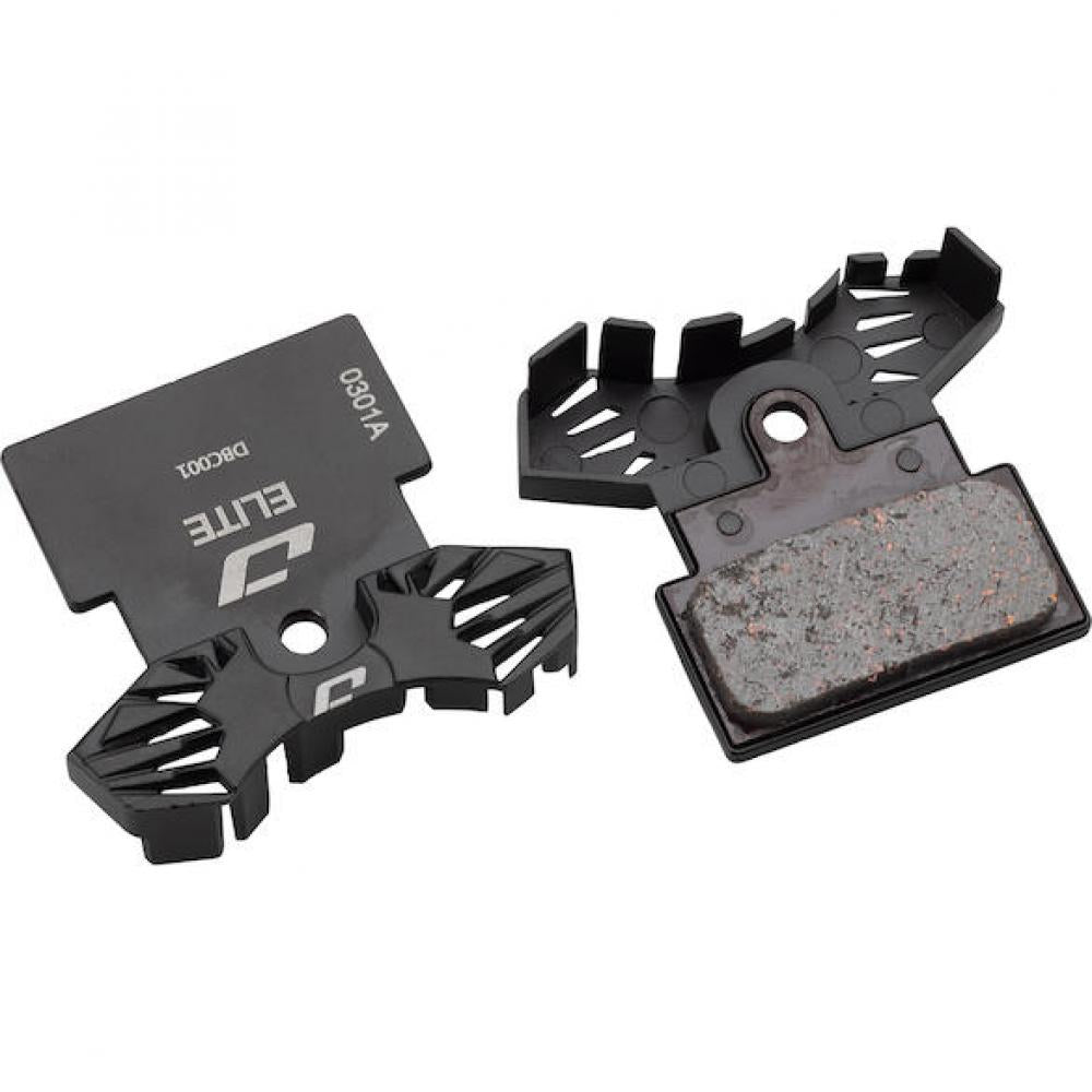 Jagwire Disc Elite Cooling Bremsbeläge Semi-Metallic - Aluminium-Kühlrippen für konstante Bremsleistung