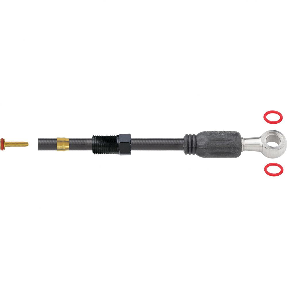 Jagwire Bremsleitungsset Sport Hydraulic für Mineralöl l Schwarz - zuverlässige Brems-Performance