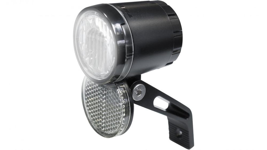 Trelock LED-Fahrradscheinwerfer Bike-i Veo LS 232/20 Dynamo schwarz mit Reflektor und Halter ZL910 STVZO.
