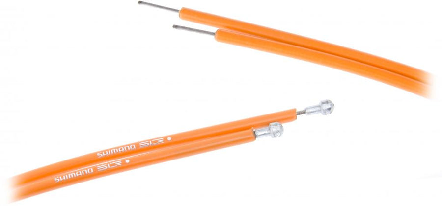 SHIMANO Bremszug-Set Road SIL-TEC beschichtet - Performance-Bowdenzug, Orange