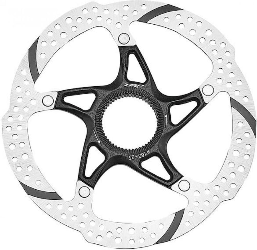 TRP Bremsscheibe TR-25 Centerlock Ø 160 mm - Zweiteiliges Design mit Aluminium Spider